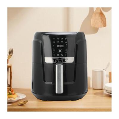 China Reliable Household TYWIT Performance Black 1500W Digital Electric Oil Free 4.5L Air Fryer for sale