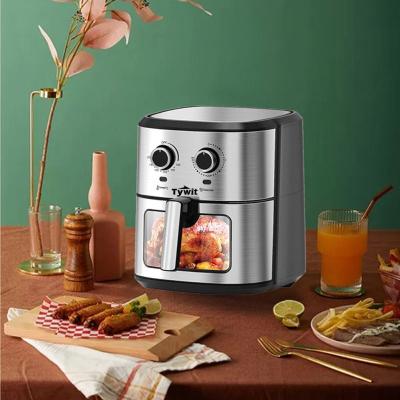 China Household TYWIT 2.5 Liter Air Fryer 2.5l High Quality Plastic Miracle Air Fancy Fryer With Glass for sale