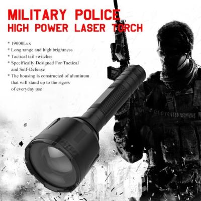 China Wholesale Price Long Range 8000M IP65 LED Spotlight Portable Rechargeable Handheld Hunting Laser Light 285*165*115mm for sale