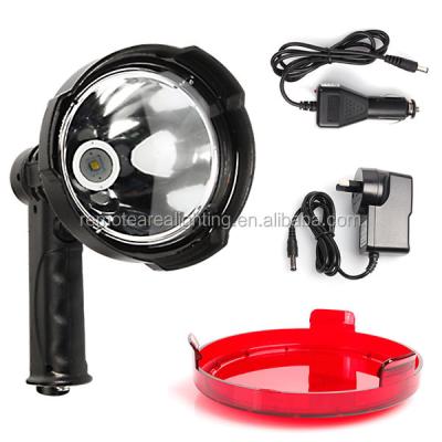 China Rechargeable 25w LED Marine Handheld Searchlight Hunting Shooting Torch for sale