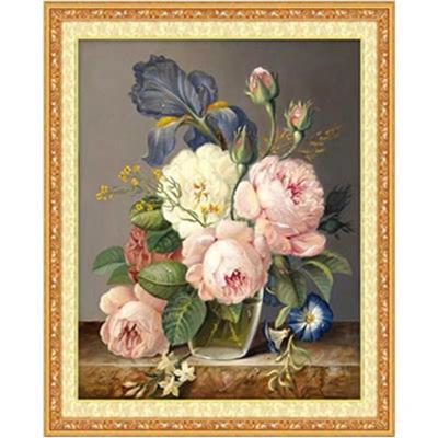 China High Quality Handmade Realistic Flower of Life Still Life Classic Classic Oil Painting on Canvas Hot Family Famous Reproduction for sale