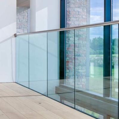 China Fixed High Quality Heat Insulation Glass Balustrade For Home Ministry for sale