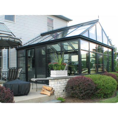 China Easily Assembled Aluminum Winter Garden Glass Sunroom for sale