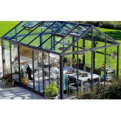 China China Supplier Lower Prices Easily Assembled Aluminum Sunroom With Shatterproof Glass for sale