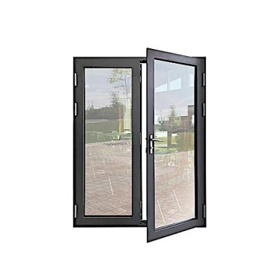 China Popularity Simplicity Modern Slim Hinged Aluminum Alloy Doors Manufacturer for sale