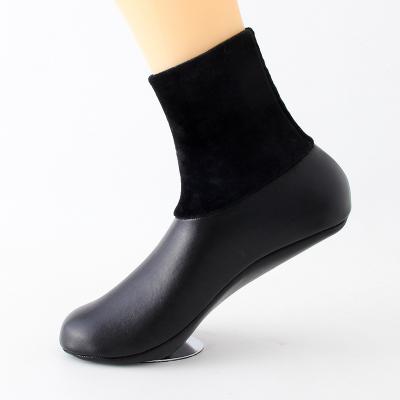 China Custom Made Winter Women's Leather Unique Men's Slipper Socks Simple Wholesale for sale