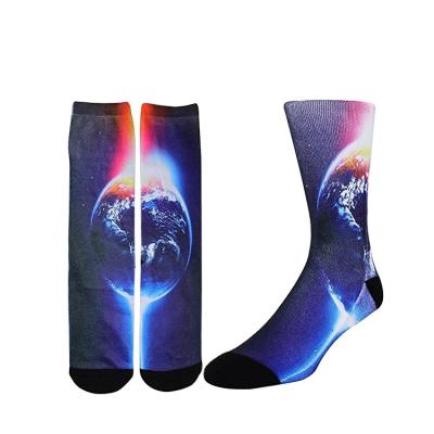 China Breathable Make Your Own Sock Novelty Custom Sublimation Photo Printing Socks for sale