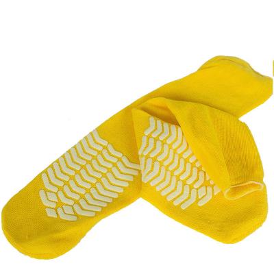 China Viable Wholesale Custom Adult Cotton Polyester Spandex Disposable Hospital Tube Theft Unisex Socks for sale