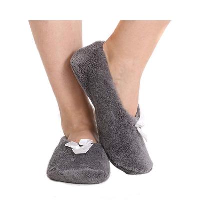 China Other Non Slip Woman Soft Comfortable Home Lady Winter Fleece Coral Slipper for sale