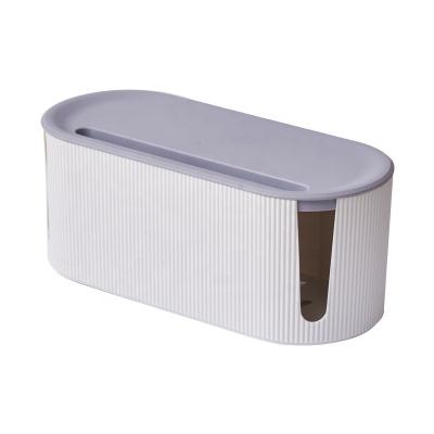 China 2021 Hot Selling Storage Box Plastic Storage Box Tape Management Extension Cable Connection Data Cable Organizer for sale