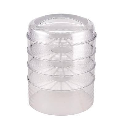 China Minimalist Household Insulation Plastic Stack Type Food Storage Box for sale