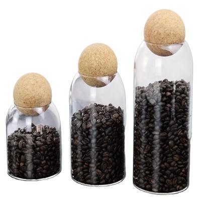 China Low Price Glass Water Proof Cereals And Tea Storage Stocked Jar For Sale for sale