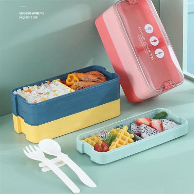 China Microwave Stored Three Layers Food Storage Container For Sale for sale