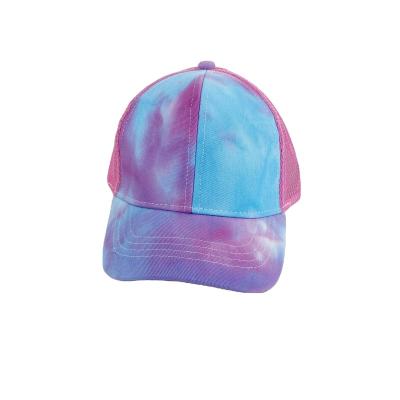 China breathable & Customized hot sale colorful school sports logo designer hats gradient raincoat rainbow ramp custom hats for sale