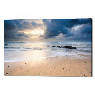 China Modern Metal Painting Beautiful Sand Aluminum Picture Art Print For Living Room for sale