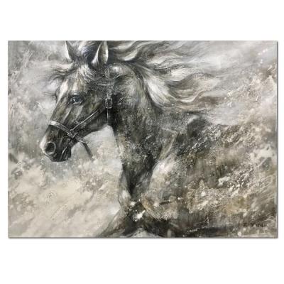 China 100% Handmade High Quality Abstract Impressionist Animal Designs Horse Oil Paintings On Canvas for sale