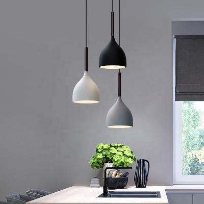 China Modern E27 Lamp Style Nordic Chandeliers Rack And Pendant Lights 3 Pendant Lights In 1 Nordic Home Hotel Pendant Light Fittings for sale