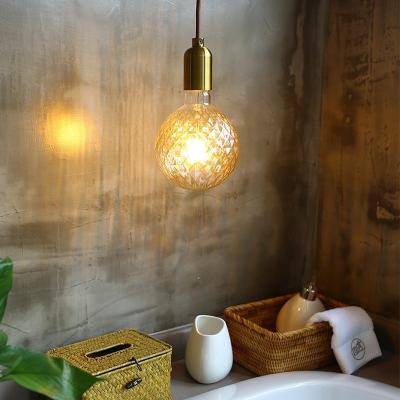 China Home Decor 4W Edison Led Bulb Hotel Bar Energy Saving Warm White 2200K E26 Gold White E27 Led Light Living Room Pineapple Shape for sale