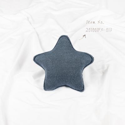 China Home Decor Soft Plush Stuffed Knitted Star Baby Toys Throw Cartoon Pillows Cushion Blankets For Kid Nursery for sale