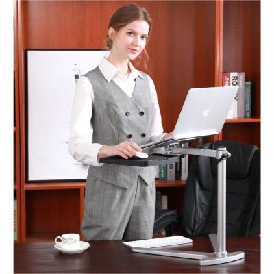 China Under 17 inch Cooling Aluminum Alloy Laptop Stand Alternative Stand Height Adjustment Mouse Pad Display Increased for sale