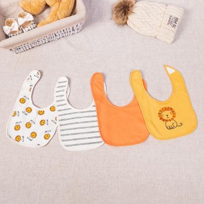 China Washable Custom Baby Bib Cotton Apron Adjustable Baby Bibs Baby Bibs for sale