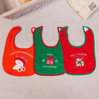 China Holiday Washable MeeFnn Christ Making Series Unisex Baby Bibs For Consuming for sale