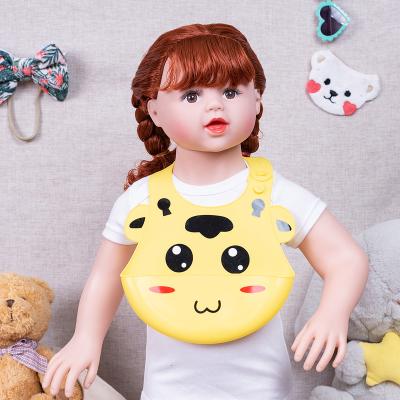 China Wholesaler Washable Tiger Silicone Waterproof Baby Bib For Babies for sale