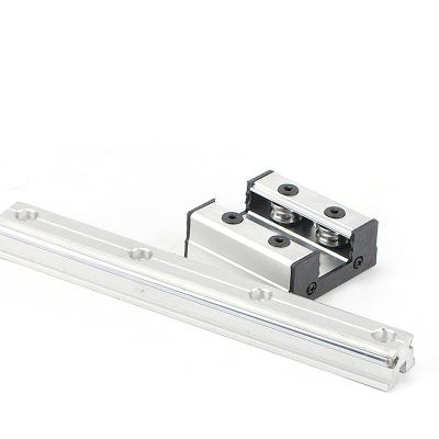 China CNC Machining Parts Woodworking Machinery Linear Guide Rail LGD6 6 Wheel Block Aluminum External Double Axle Linear Guide for sale