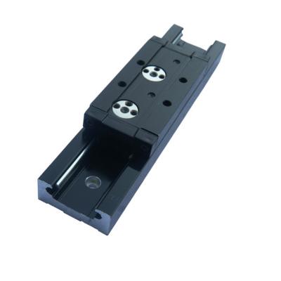 China CNC Machining Parts SGR20N SGB20N Slide Rails, Black SGR20N SGB20N 345 ​​47mm Width With Integrated Aluminum Dual-Axis Roller Slide Rails for sale