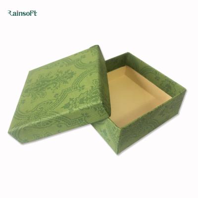 China Recycled Wood Grain Mini Paper Box For Watches From Most Competitive Eco Materials for sale