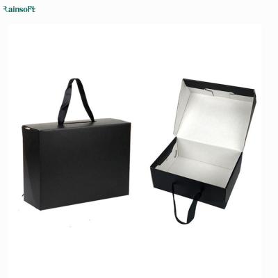 China Recyclable Custom Logo Print Shoes Clothing Storage Boxes for sale