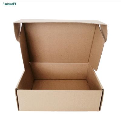 China Recycled Materials Recycled Paper Cardboard Corrugated Cardboard Shipping Packaging Box Customize Logo Print for sale