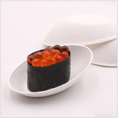 China Food Grade Compostable Biodegradable Sugarcane Bagasse Tableware For Fruit Salad for sale