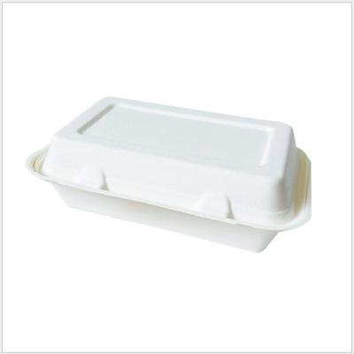 China Biodegradable Eco-friendly Disposable All Kinds Of Wholesale Biodegradable Sublimation Lunch Box Disposable Sugarcane Packaging Box for sale