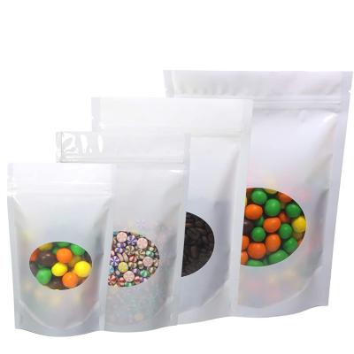 China BIODEGRADABLE Resealable Zipper Doypack Snacks Grapes Banana Vegetables Stand Up Pouches Packaging Plastic Bags Food Delivery for sale