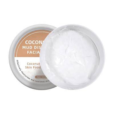 China Anti Aging Moisturizer Coconut Oil Mud Mask Collagen And Anti Wrinkle Mud Mask Disposable Facial Mud Mask for sale