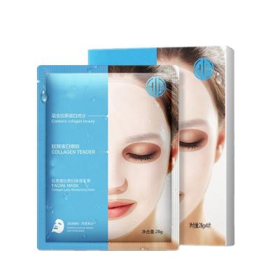 China Moisturizer Collagen Ladies Moisturizing Face Mask Nourishing Shrink Peels Oil Control Facial Mask OEM for sale