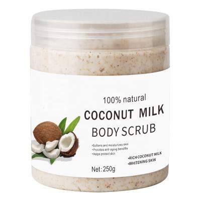 China Exfoliator Coconut Body Scrub Facial And Body Exfoliating Scrub Deep Cleansing And Moisturizing Skin Scrub for sale