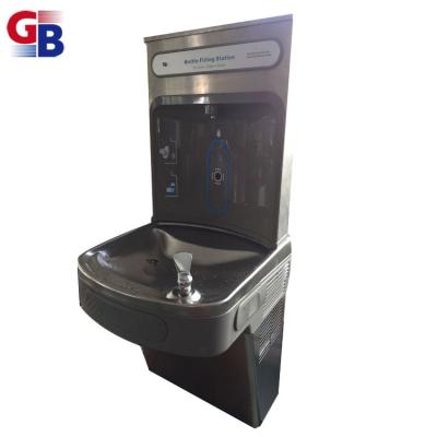 China Paint Treatment Hot Selling 304 Stainless Steel Wall Mounted Indoor Drinking Water Fountain for sale