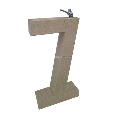 China Hot Selling High Grade Concrete Stainless Steel Stone NO.SD-05 Drinking Water Fountain for sale