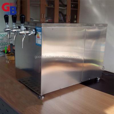 China GB104010 Hot Selling Three Beer Tap Countertop Beer Cooler 590*530*850 for sale