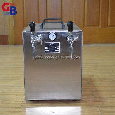 China GB105002 New Bar Style Instant Cooling Double Tap Dry Contact Beer Cooler for sale