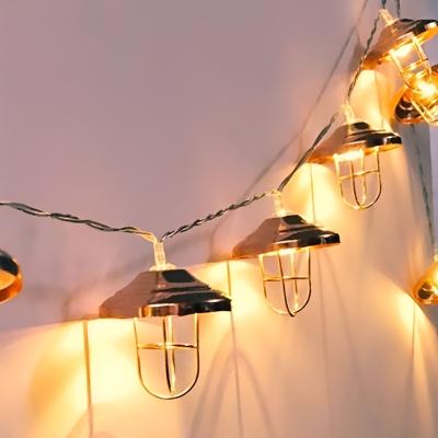 China Hot Metal Convenient Frame Decoration Festival Light Holiday Hanging Fairy String Led Lights for sale