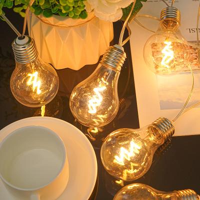 China Beautiful Outdoor And Indoor RGB String Light Bulbs LED Transparent Hanging Light for sale