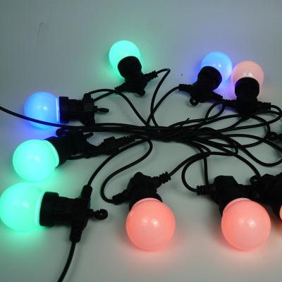 China Convenient Mutil-color Outdoor Waterproof Patio String Home Hanging Decoration LED Lights Strings for sale