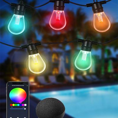 China Beautiful New Product Party Colorful Outdoor LED String Light Multifunctional Hanging Light for sale