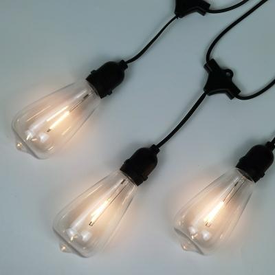 China Hot Selling Shatterproof Patio Bulbs LED Garden Ornaments Outdoor String Light 100Ft/52Ft/45Ft/25Ft/OEM for sale