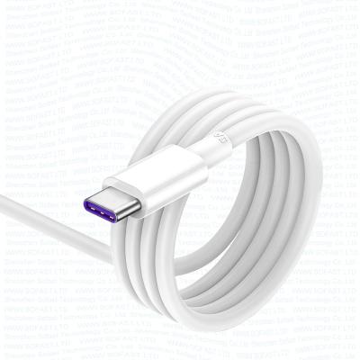 China Original Fast Type-c Mobile Phone Charging 5a USB-c Cable USB-c 1.2m For Huawei Super Charge 5A Data Cable for sale