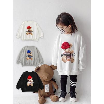 China C2250 Fashion Breathable Kids Clothes New Arrival Girls Sweatshirt Pullover Girls Oversized Hoodie for sale