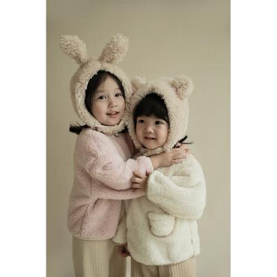 China Lovely Girls Top D1185 Selling Breathable Warm Fleece Kids Sweatshirt Girls Winter Hoodies With Pocket for sale